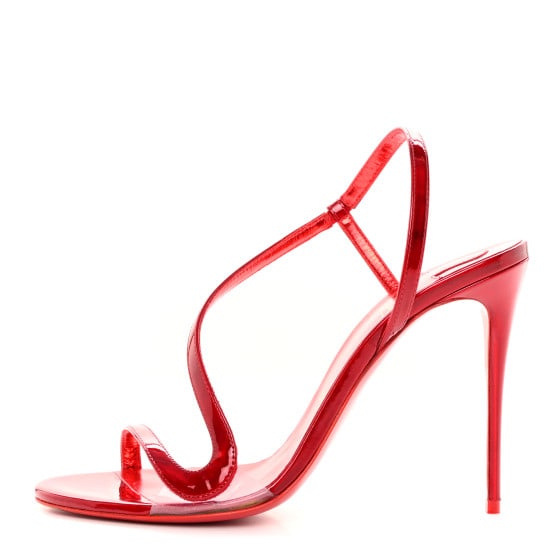 Christian Louboutin Metallic Patent Rosalie: Christian Louboutin Metallic Patent Rosalie 100 Sandals 39 Loubi SKU no: RBJ1378883 Brand: CHRISTIAN LOUBOUTIN Condition: Excellent Condition Details: Other: Scuffs at soles, wear at insoles Year: Unk