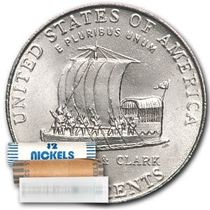 2004-D Keelboat Nickel 40-coin Roll BU: 2004-D Keelboat Nickel 40-coin Roll BU SKU no: RBJ7353 Year: 2004 Grade: Brilliant Unc Grade Service: None Denomination: $0.05 Mint Mark: D - Denver Metal Content: 0 troy oz Puri