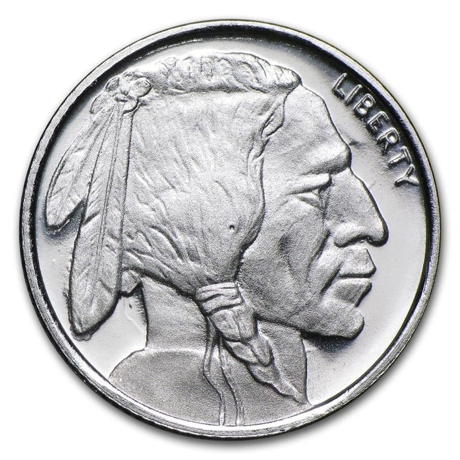 1/10 oz Silver Round - Buffalo: 1/10 oz Silver Round - Buffalo SKU no: RBJ77265 Year: N/A Grade: None Grade Service: None Denomination: 1/10 oz Mint Mark: N/A - Not Available Metal Content: 0.1 troy oz Purity:
