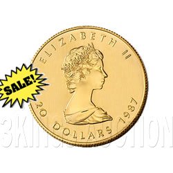 Canada Maple Leaf Half Ounce Gold Coin (Date Our Choice: Canada Maple Leaf Half Ounce Gold Coin (Date Our Choice) **|**|** MSRP: $2500