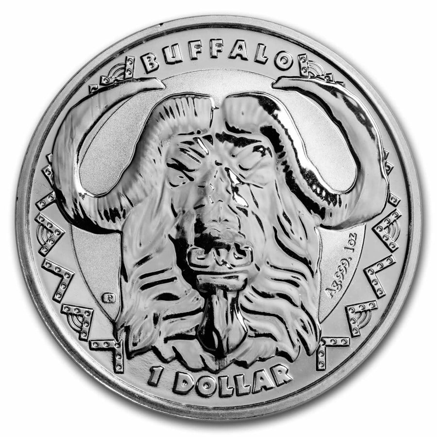 2023 Sierra Leone 1 oz: 2023 Sierra Leone 1 oz Silver $1 Big Five: Buffalo BU SKU no: RBJ268399 Year: 2023 Grade: Brilliant Unc Grade Service: Other Denomination: 1 Dollar Mint Mark: N/A - Not Available Metal Co