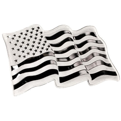 1 oz Sunshine American Flag: 1 oz Sunshine American Flag Silver Bar (New) SKU no: 577102 Mint Mark: SI - Sunshine Purity: .999 Manufacturer: Sunshine Mint Inner Pack: 12 Condition: New Edge Design: Smooth Se