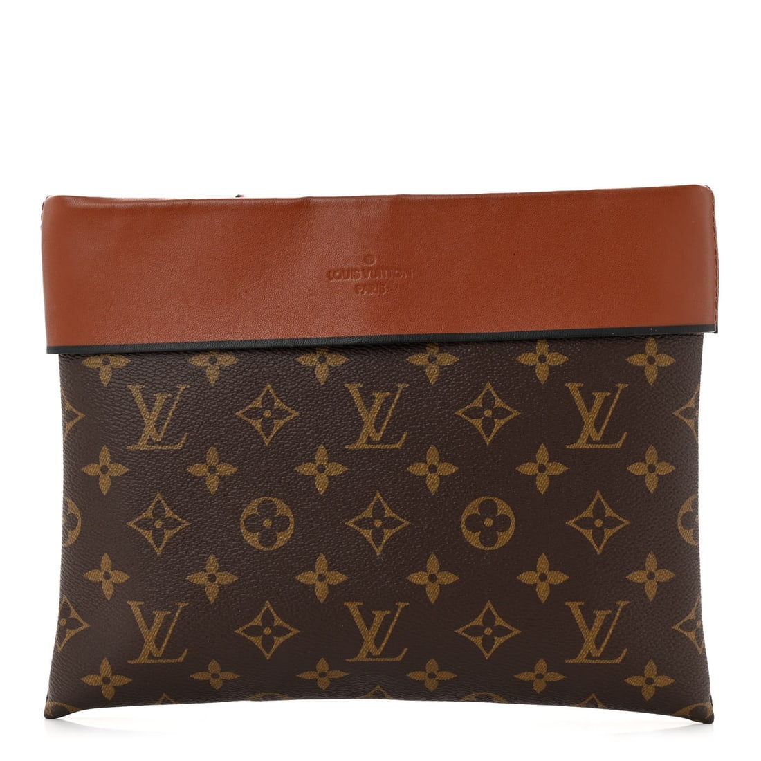 Louis Vuitton Monogram Tuileries Pochette: Louis Vuitton Monogram Tuileries Pochette Caramel Item #: 1438438 Condition: Excellent Condition Details: Exterior: Scuffs, marks, Hardware: Faint scratch(es) Year: 2017 Base length: 10 in Height: