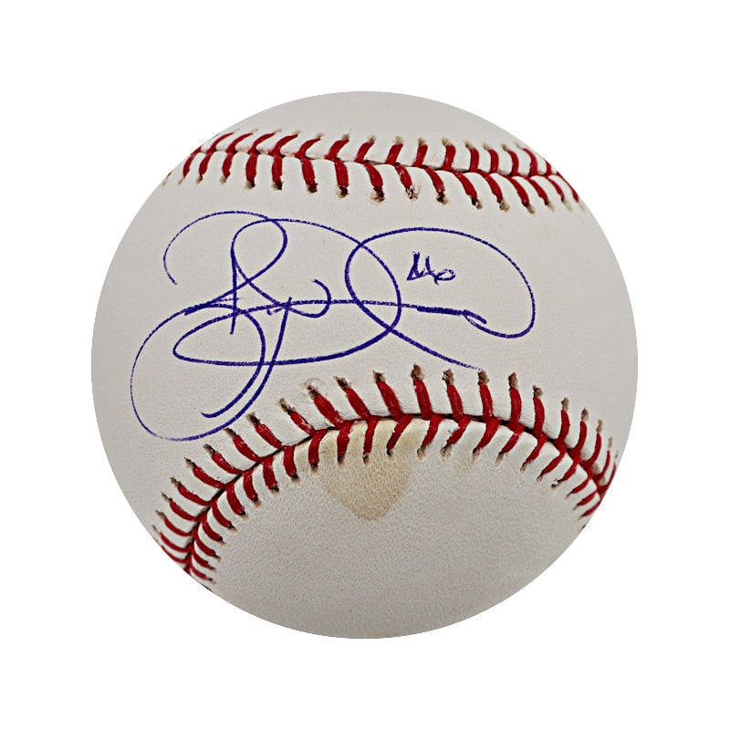 ryan dempster autographed bud selig: ryan dempster autographed bud selig OML baseball (schwartz) Ryan Dempster Autographed Bud Selig OML Baseball (Schwartz) - ball has some staining SKU no: RBJ7476195852376