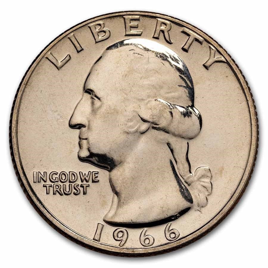 1966 SMS Washington Quarter 40-Coin: 1966 SMS Washington Quarter 40-Coin Roll BU SKU no: RBJ38560 Year: 1966 Grade: Brilliant Unc Grade Service: None Denomination: 25 Cents Mint Mark: P - Philadelphia (Not Shown) Metal Conte
