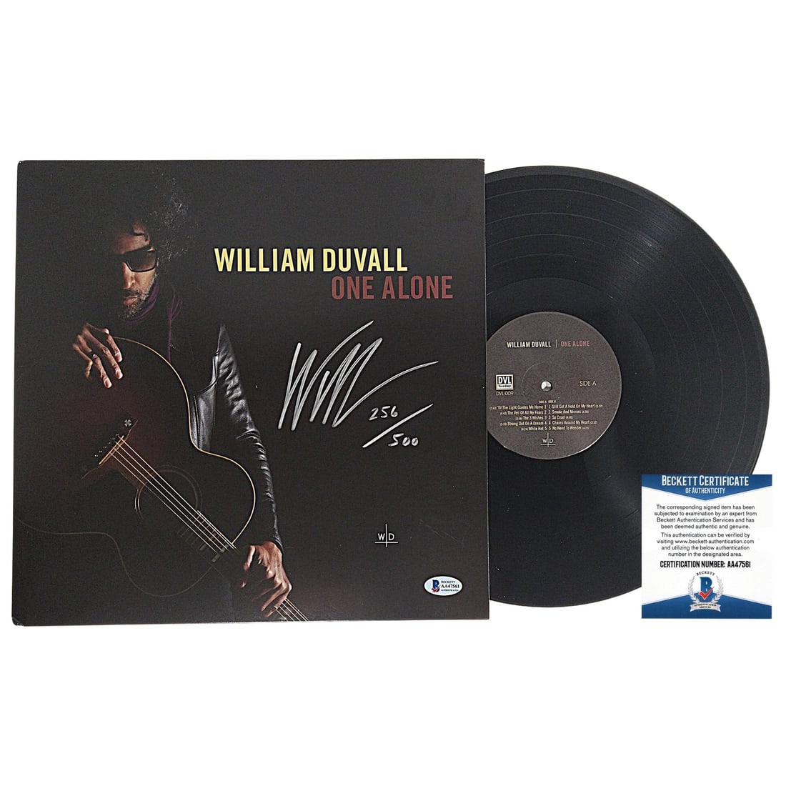 William Duvall Signed One Alone Record Album Beckett Alice In Chains Autographed: William Duvall Signed One Alone