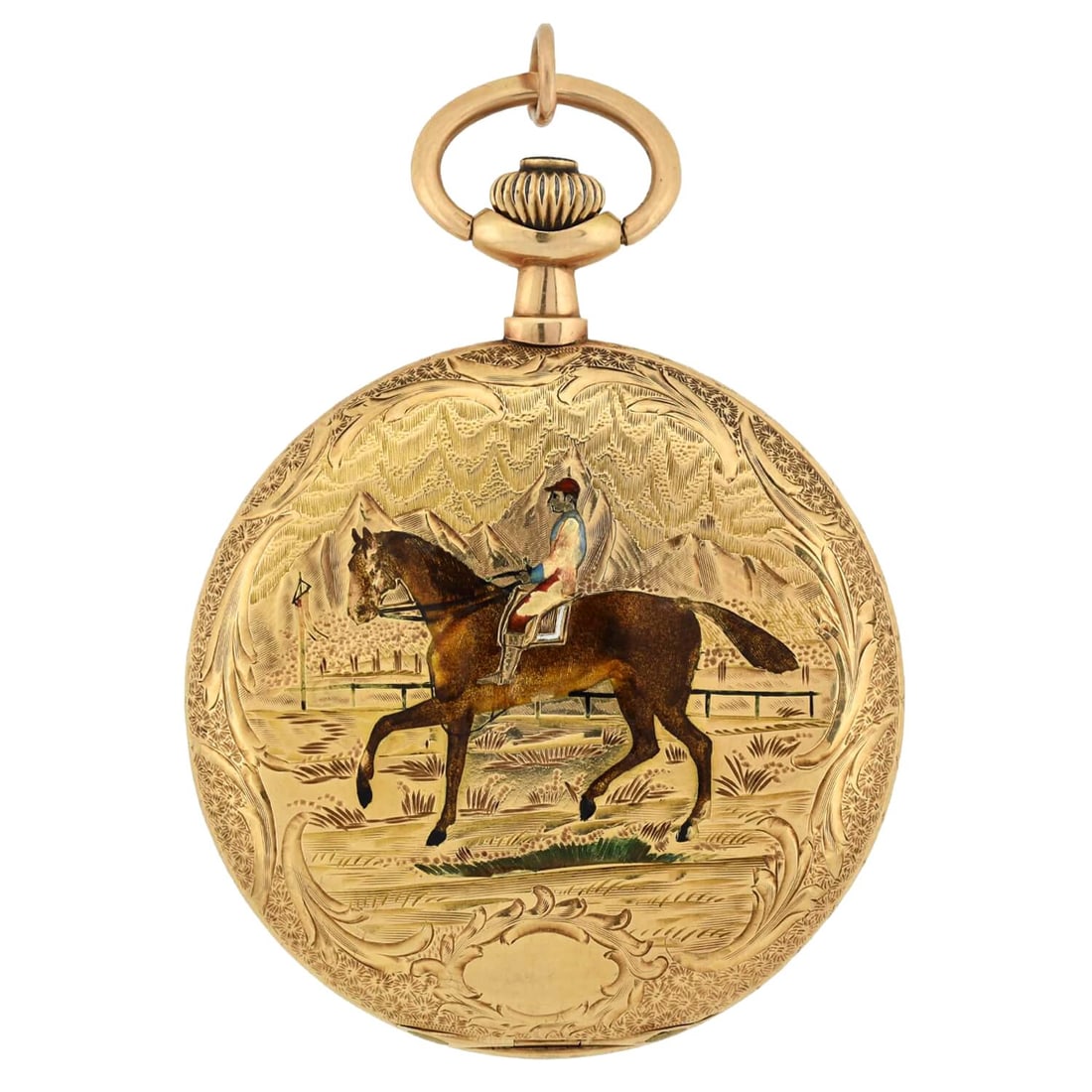 Louis Audemars & Cie Victorian: Louis Audemars & Cie Victorian Hunter Case Enamel Pocket Watch Brand: Louis Audemars & Cie Case Material: 14k Gold, Rose Gold, Yellow Gold Case Shape: Round Style: Late Victorian Place of Origin: Swit