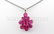 24.83CTW Natural Pink Ruby-Sterling Silver Pendant