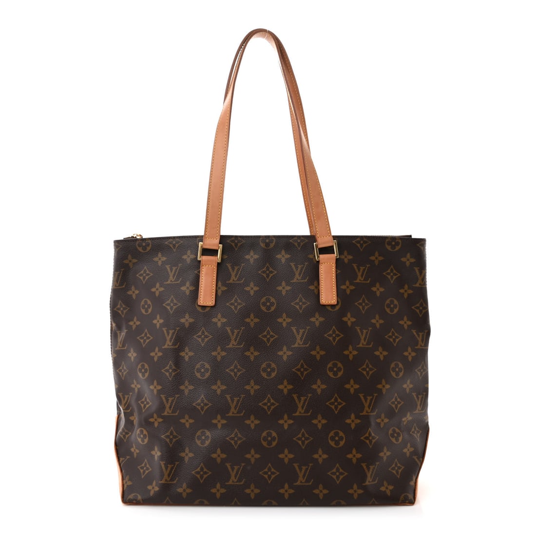 Louis Vuitton LOUIS VUITTON Monogram: Louis Vuitton LOUIS VUITTON Monogram Cabas Alto Brand: LOUIS VUITTON Condition: Shows Wear Condition Details: Exterior: Creases, scuffs, structure wear, patina of vachetta, marks, Handle: Creases, pat