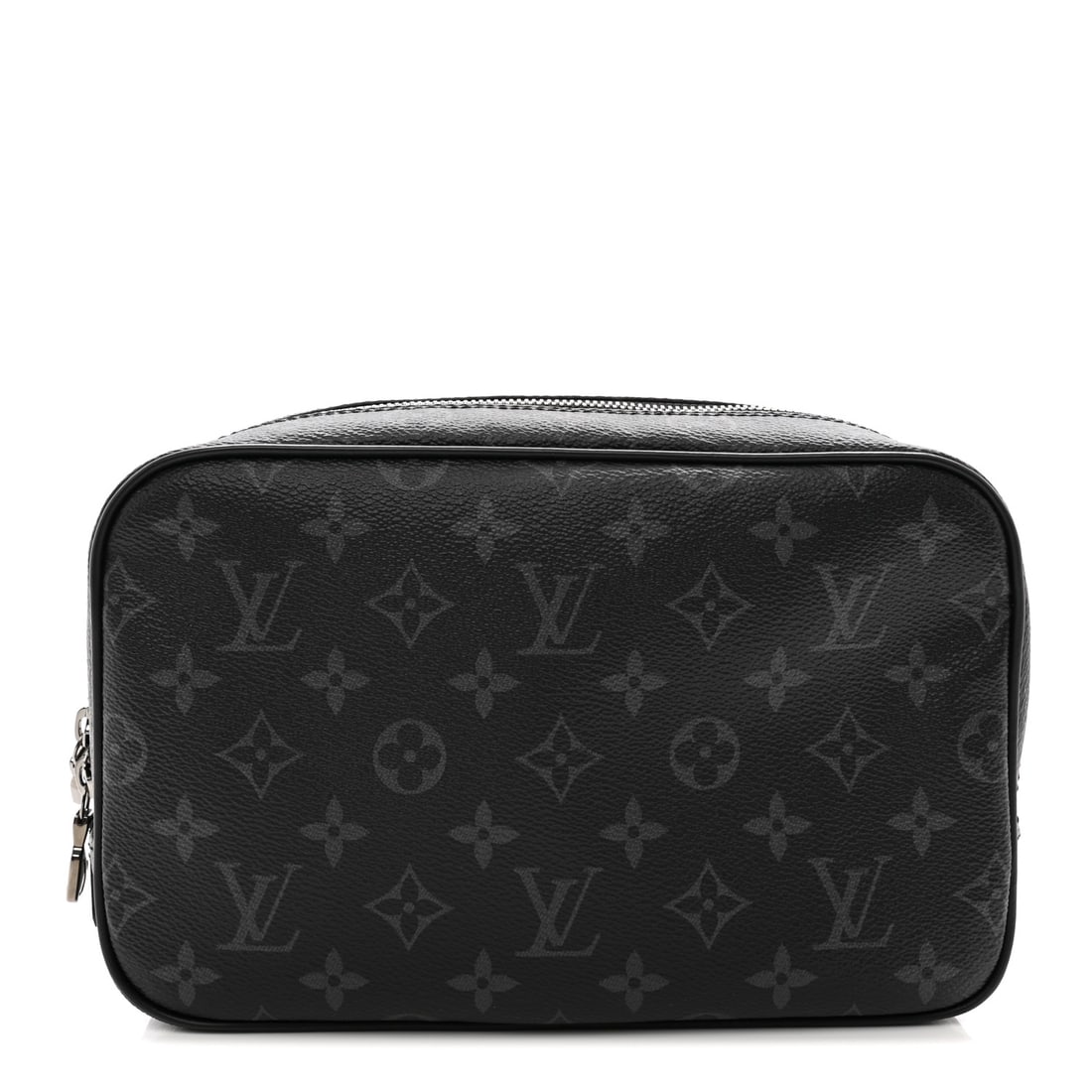 Louis Vuitton LOUIS VUITTON Monogram: Louis Vuitton LOUIS VUITTON Monogram Eclipse Toilet Pouch GM Brand: LOUIS VUITTON Condition: Excellent Condition Details: Interior: Scuffs, surface wear, marks, Hardware: Faint scratch(es), Base lengt