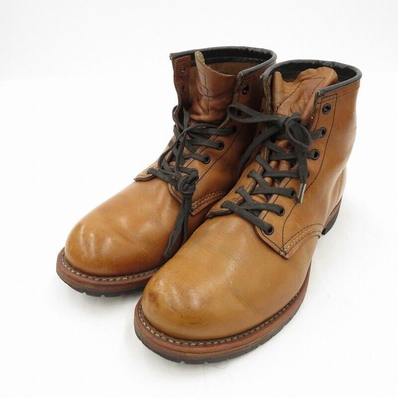 RED WING 6 inch round toe: RED WING 6 inch round toe Cigar Feather 9016 boots brown Size: US9 27cm Condition: Pre-owned Brand: RED WING Country: Japan SN: MOR_0820 Department: NA Type: Boot Character: Boots <br