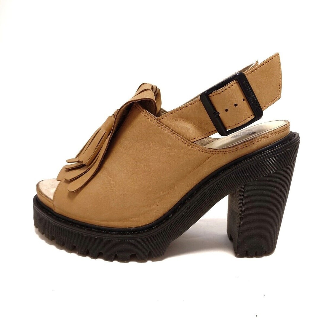Auth Dr.Martens - Light Brown Leather: Auth Dr.Martens - Light Brown Leather Womens Sandals Condition: Pre-owned Brand: Dr.Martens Style: Sandals Color: Light Brown Upper Material: Leather Accessories: Box ConditionRank: 6 <br