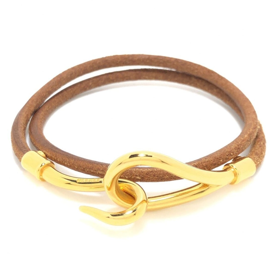 Auth HERMES Jumbo - Brown Gold: Auth HERMES Jumbo - Brown Gold Leather Hardware None Bracelet Condition: Pre-owned Brand: HERMES Style: Bracelet Color: Brown, Gold Material: Leather, Hardware Product Name: Jumbo Date Co