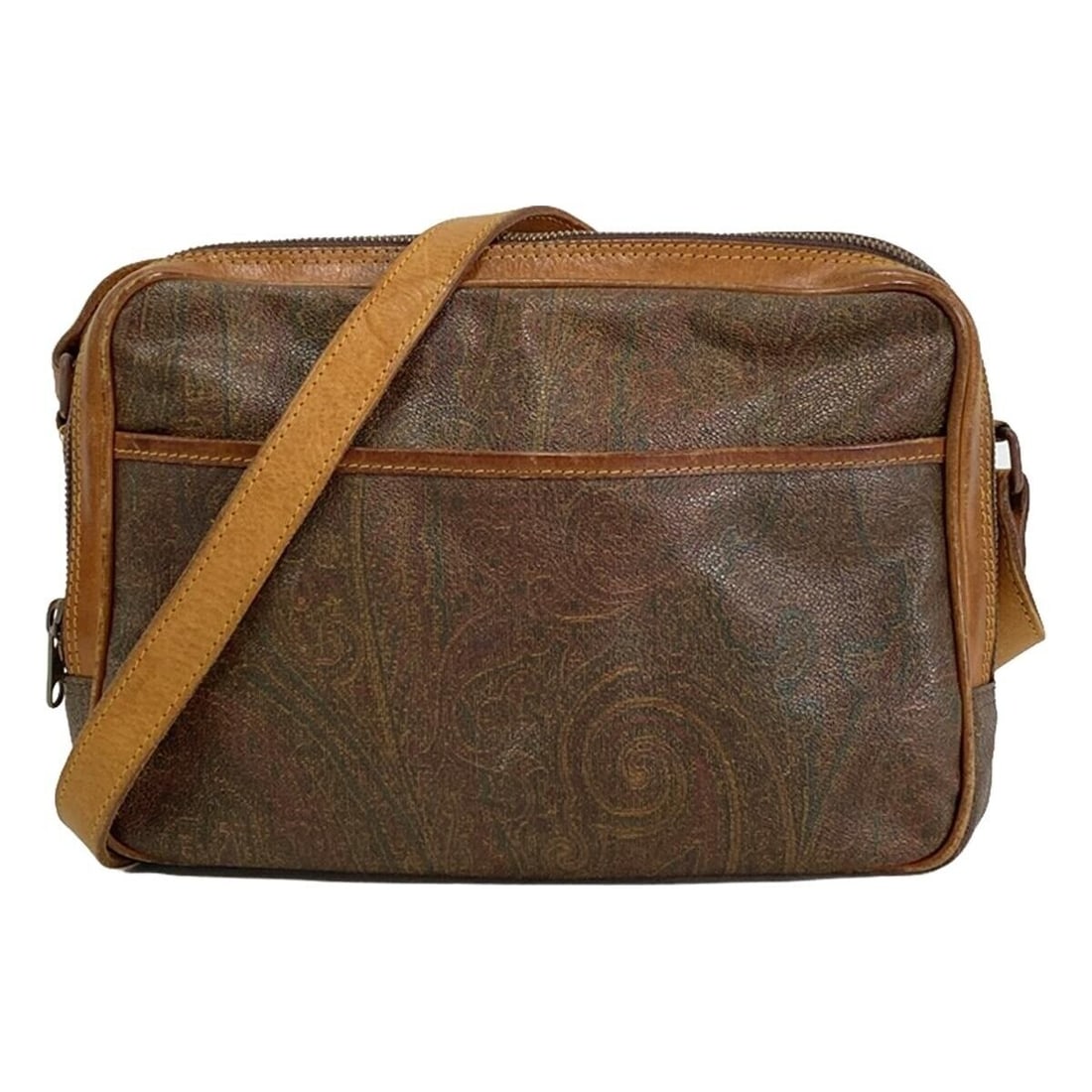 Auth ETRO Brown Green Multi PVC: Auth ETRO Brown Green Multi PVC Shoulder Bag Condition: Pre-owned Brand: ETRO Style: Shoulder Bag Exterior Color: Brown, Green, Multi Exterior Material: PVC ConditionRank: 6 Department: W