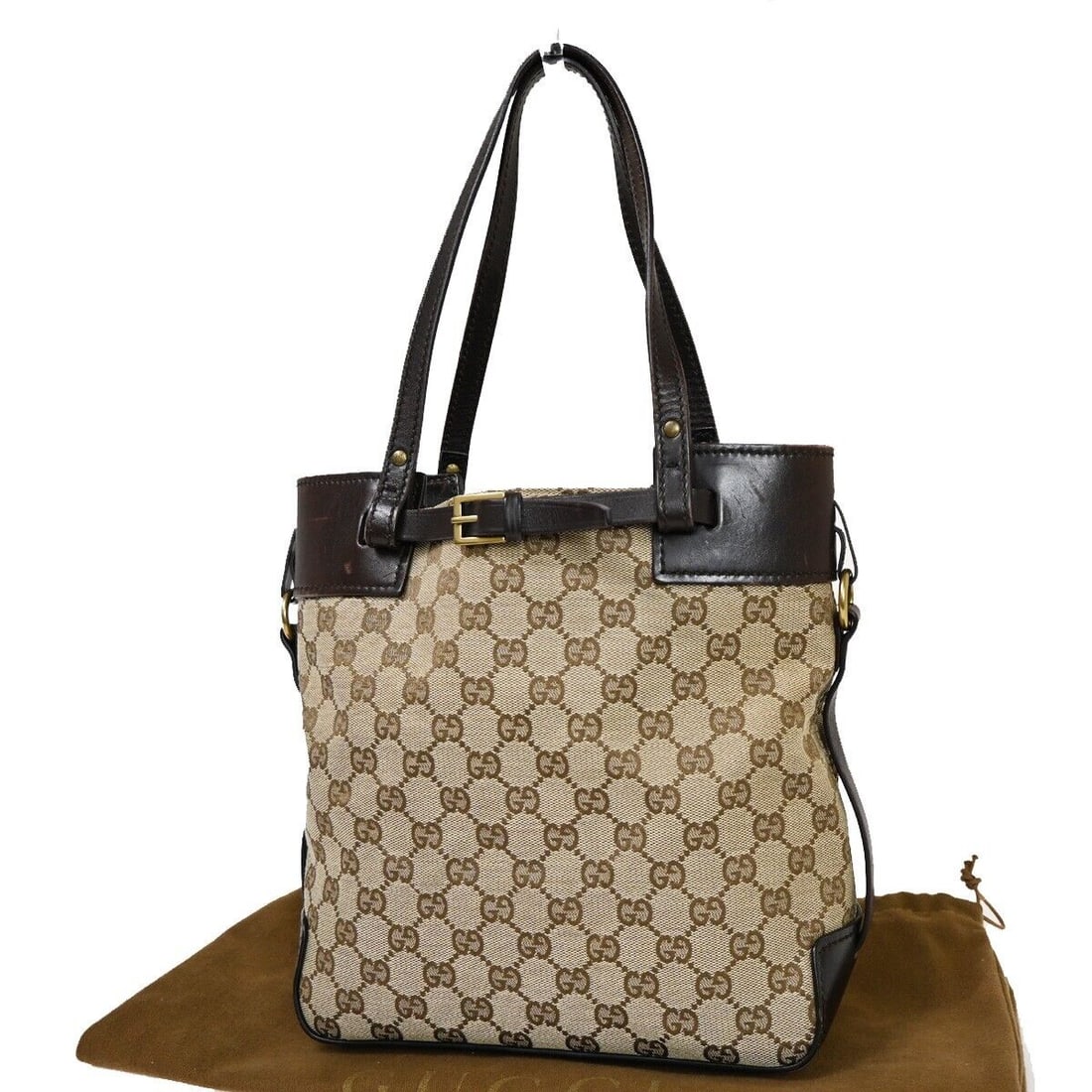 GUCCI Logo GG Pattern Shoulder Bag: GUCCI Logo GG Pattern Shoulder Bag Canvas Leather Brown Silver Italy 69SH629 Condition: Pre-owned Seller Notes: ?Corner has Scuff.Shoulder strap has Cracks.Please check a photograph and the text caref