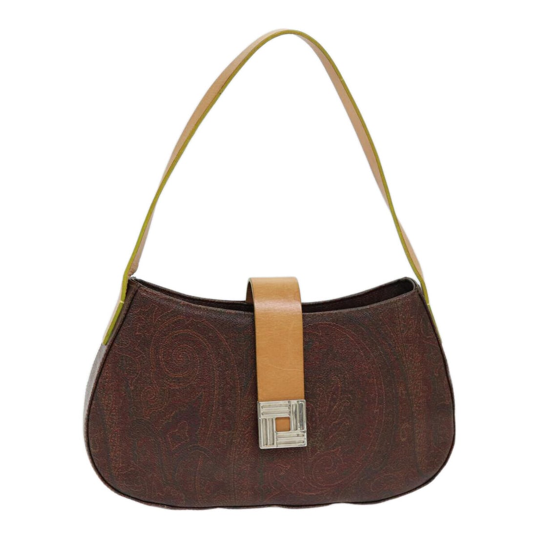ETRO Paisley Hand Bag PVC Leather: ETRO Paisley Hand Bag PVC Leather Brown Auth yk12600 Condition: Pre-owned Seller Notes: ?Pre-owned: An item that has been Pre-Owned or worn previously. See the sellers listing for full ... Read more a