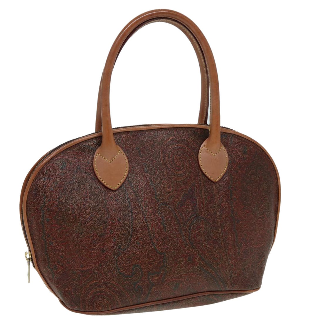 ETRO Paisley Hand Bag PVC Leather: ETRO Paisley Hand Bag PVC Leather Brown Auth am6547 Condition: Pre-owned Seller Notes: ?Pre-owned: An item that has been Pre-Owned or worn previously. See the sellers listing for full ... Read more ab