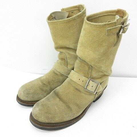 Red Wing 8268 PT91 Engineer Boots: Red Wing 8268 PT91 Engineer Boots Suede Embroidery Tag Vintage Steel Toe Condition: Pre-owned Brand: Red Wing Country: Japan SN: MOR_0820 Department: NA Type: Boot Character: Boots <b