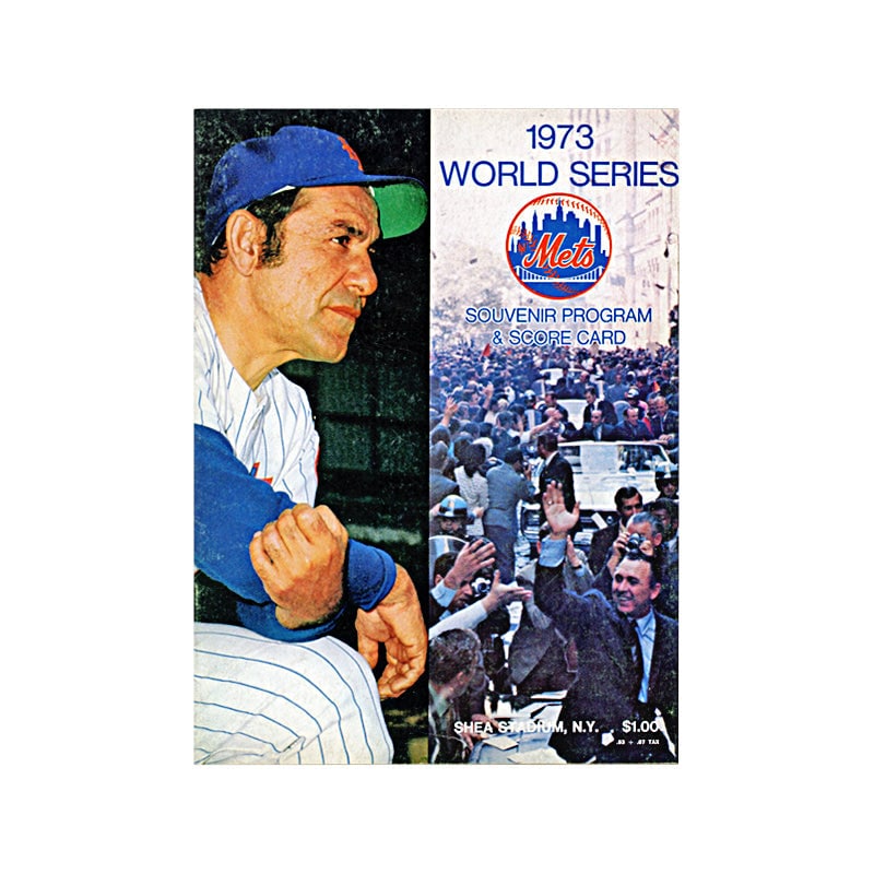1973 world series oakland athletics new: 1973 world series oakland athletics new york mets program score card souvenir 1973 Official Major League Baseball MLB World Series Program Magazine Score Card Souvenir SKU no: RBJ7990158557272