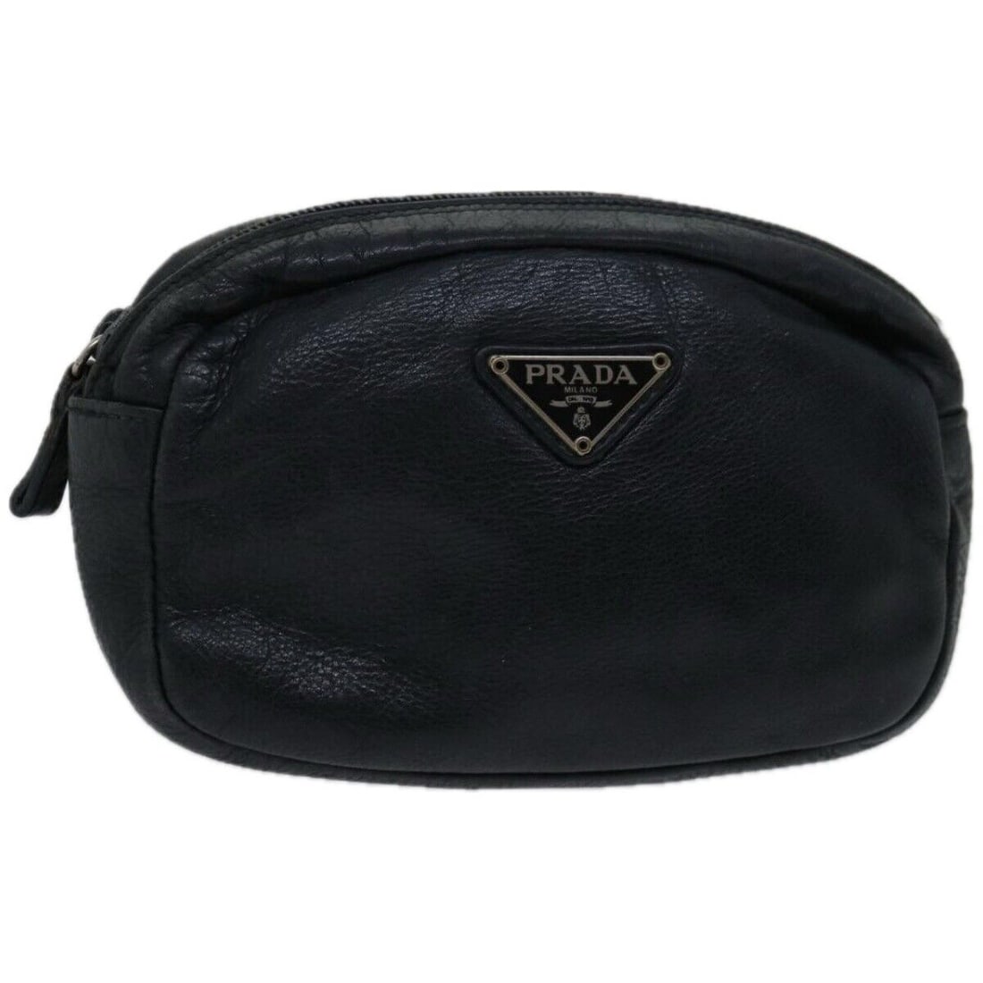 PRADA Pouch Leather Black Auth bs12100: PRADA Pouch Leather Black Auth bs12100 Condition: Pre-owned Seller Notes: ?Pre-owned: An item that has been Pre-Owned or worn previously. See the sellers listing for full ... Read more about the selle