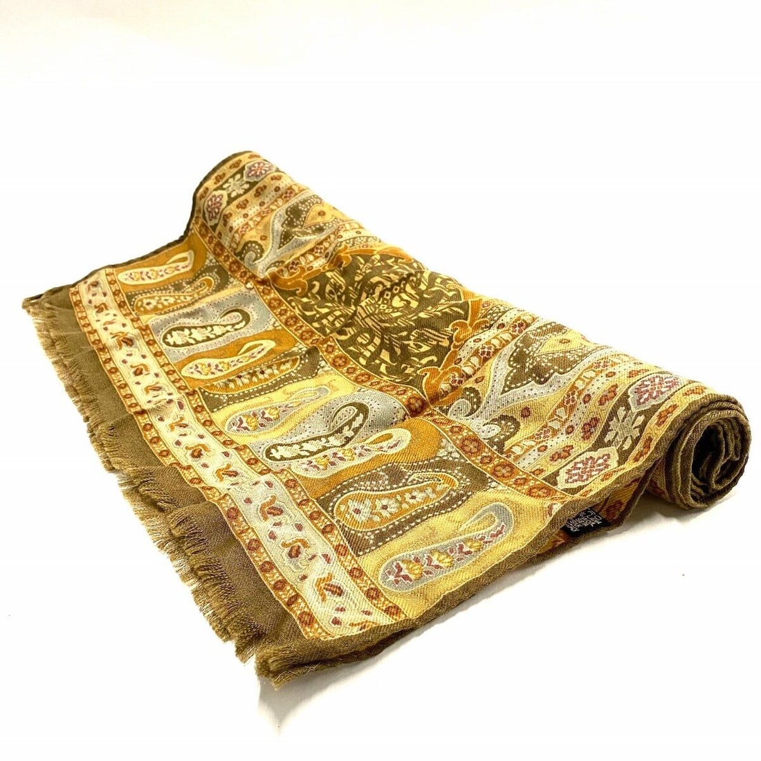 Auth ETRO - Brown Light Brown: Auth ETRO - Brown Light Brown Multi Wool Silk Scarf Condition: Pre-owned Brand: ETRO Style: Scarf Color: Brown, Light Brown, Multi Material: Wool, Silk Accessories: None ConditionRank: 7