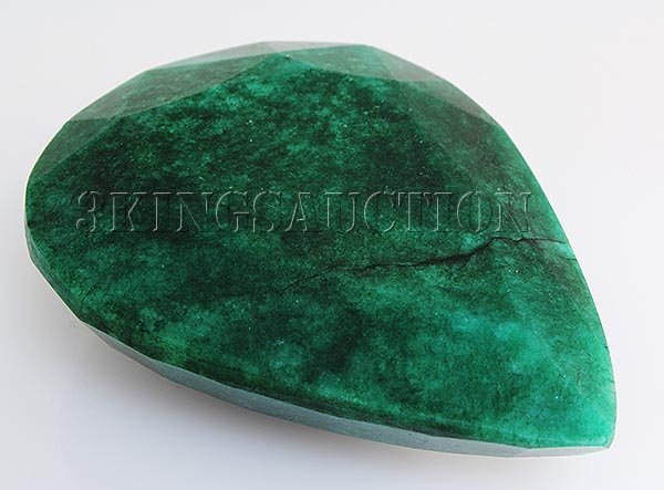 Natural Emerald Beryl 425.50ctw Loose Gemstone PearCut: Natural Emerald Beryl 425.50ctw Loose Gemstone PearCut **|**|** 67x51x20mm Emerald Beryl Faceted Loose Gemstone Pear Shape ; MSRP: $3300