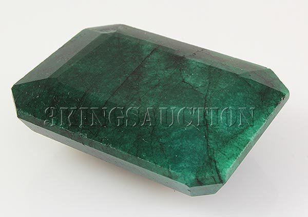 Emerald 291.36ctw Loose Gemstone 50x39x18mm EmeraldCut: Emerald 291.36ctw Loose Gemstone 50x39x18mm EmeraldCut **|**|** Natural Emerald Beryl Loose Gemstone Emerald Shape ; MSRP: $2200