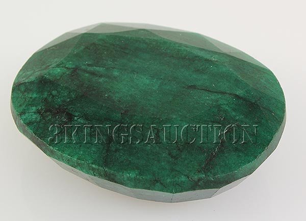 Emerald 175.13ctw Loose Gemstone 44x36x15mm Oval Cut: Emerald 175.13ctw Loose Gemstone 44x36x15mm Oval Cut **|**|** Natural Emerald Beryl Loose Gemstone Oval Shape ; MSRP: $1300