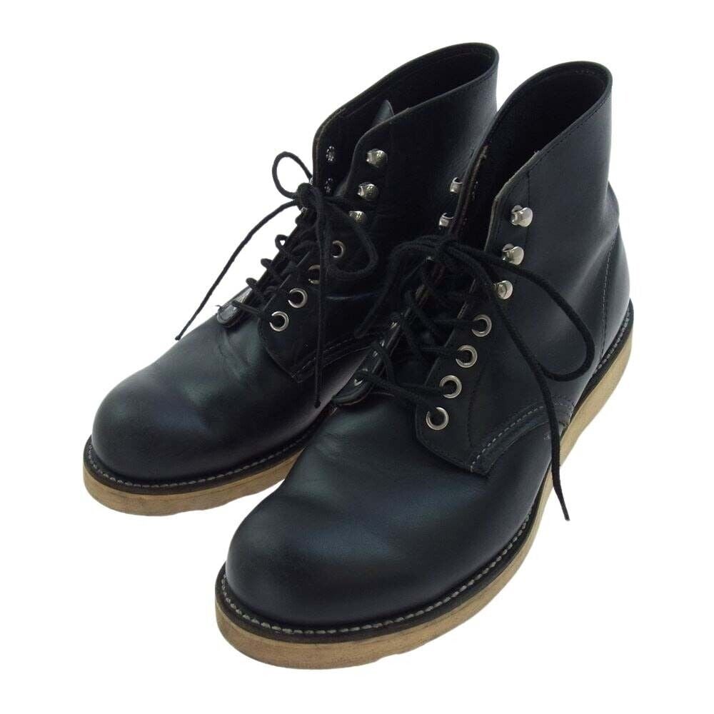 RED WING 8165 Dog Tag Plain: RED WING 8165 Dog Tag Plain Toe Boots Black US8.5D Condition: Pre-owned Brand: RED WING Country: Japan SN: MOR_0820 Department: NA Type: Boot Character: Boots US Shoe Size: NA <b