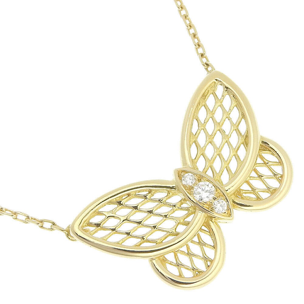 Van Cleef & Arpels #1 Papillon: Van Cleef & Arpels #1 Papillon Necklace K18YG Diamond 5.2g Condition: Pre-owned Brand: Van Cleef &: Arpels Country: Japan SN: MOR_TR_0913 Main Stone Creation: Natural Main Stone: Pearl