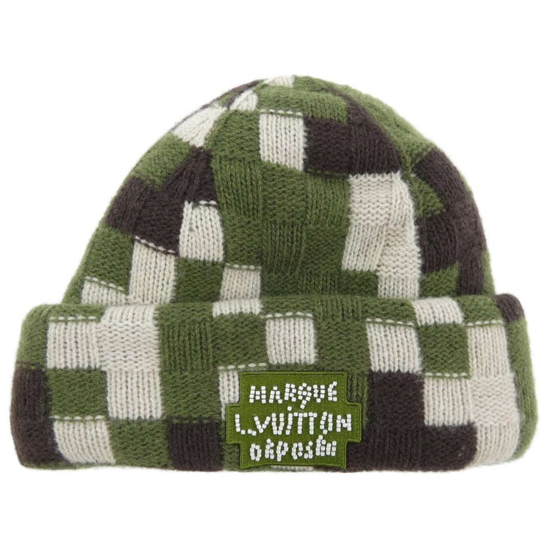 Authentic LOUIS VUITTON Knit caps: Authentic LOUIS VUITTON Knit caps #241-003-654-6928 Condition: Pre-owned Brand: LOUIS VUITTON Style: HAT Color: Green Material: See Image Gender: Mens Size: S Size Type: Regular