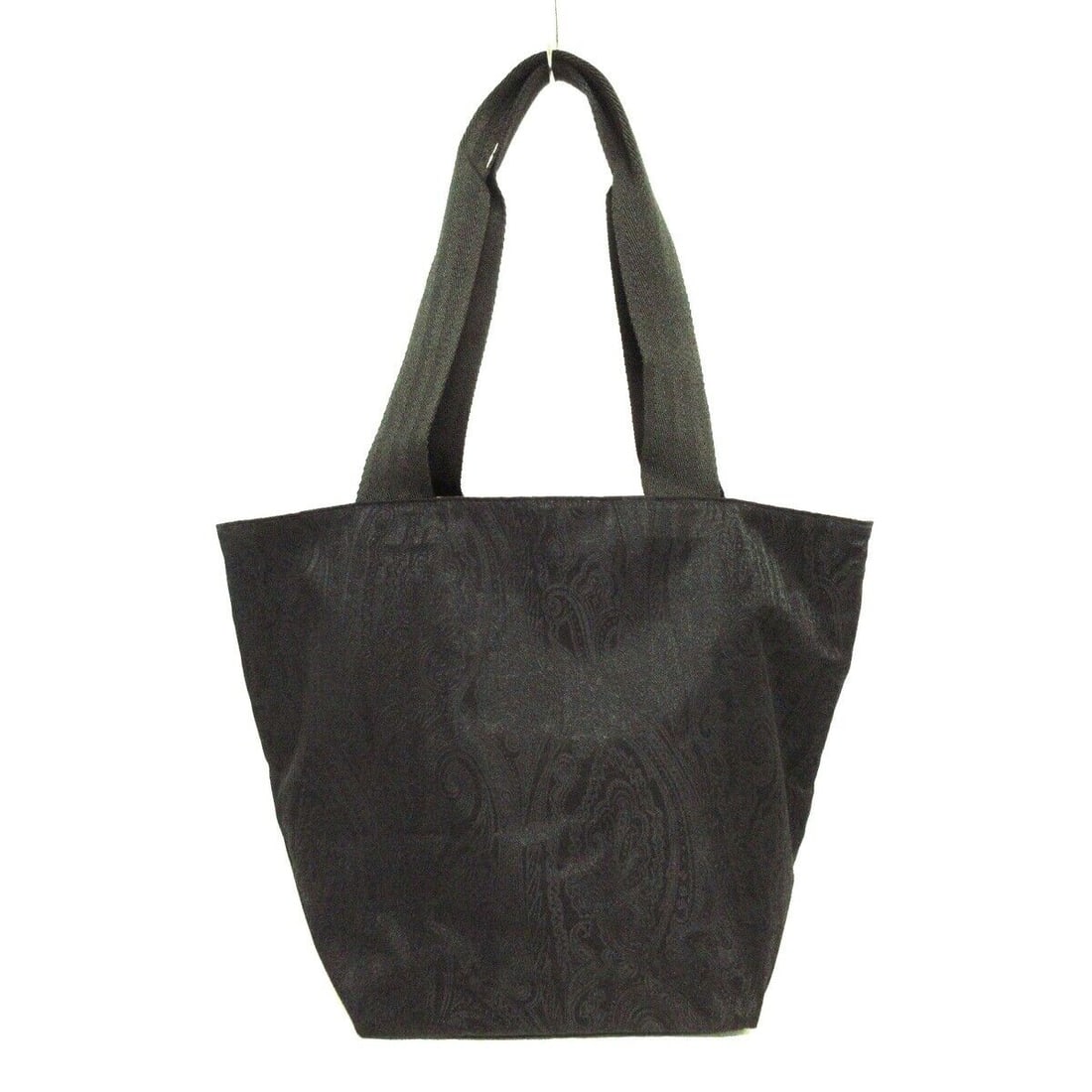 Auth ETRO - Black Nylon Tote: Auth ETRO - Black Nylon Tote Bag Condition: Pre-owned Brand: ETRO Style: Tote Bag Exterior Color: Black Exterior Material: Nylon Accessories: Pouch (irremovable) ConditionRank: 6
