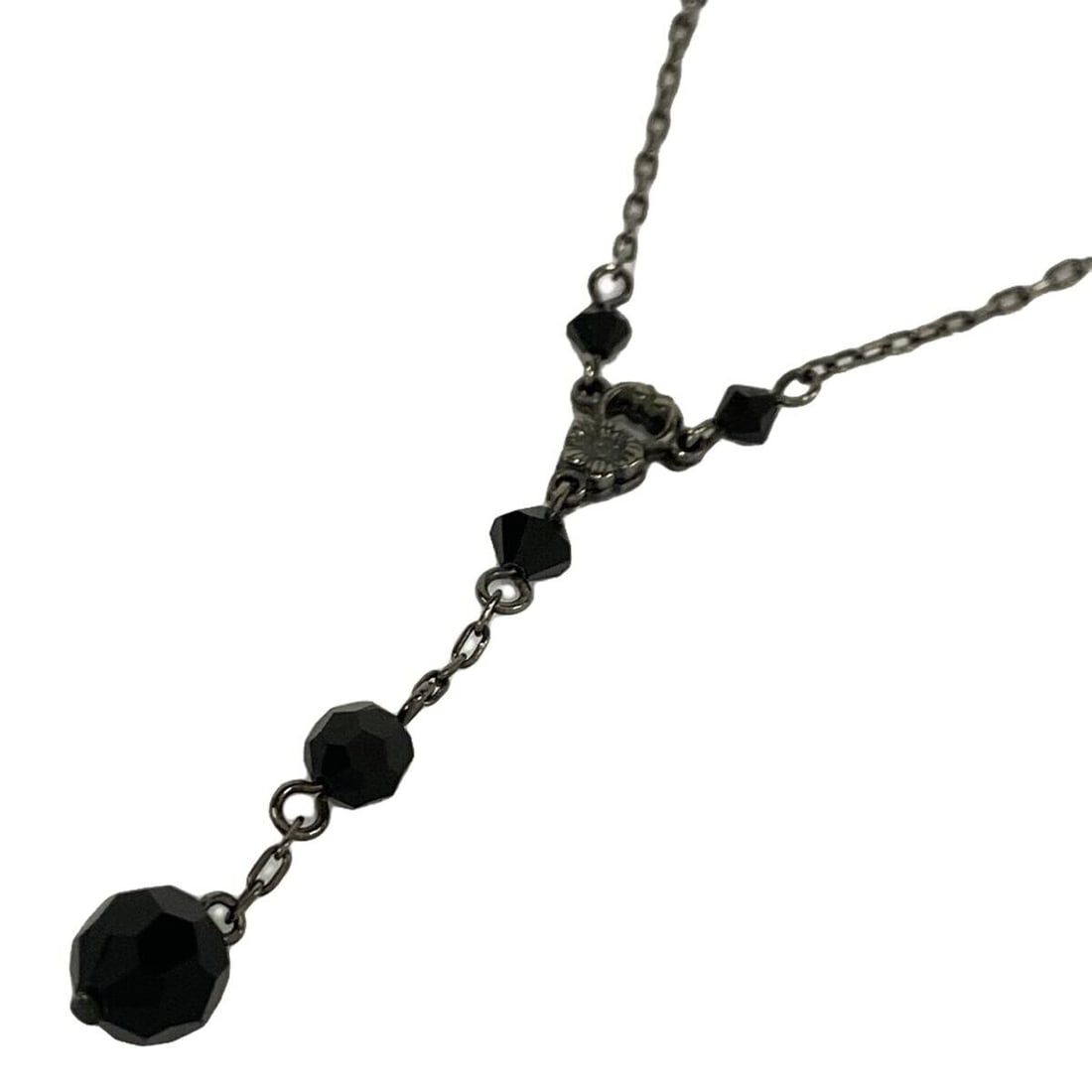 Auth ANNA SUI - Black Hardware: Auth ANNA SUI - Black Hardware Plastic Choker Condition: Pre-owned Brand: ANNA SUI Style: Choker Color: Black Material: Hardware, Plastic Accessories: Box Note: This will be shipped by Fe