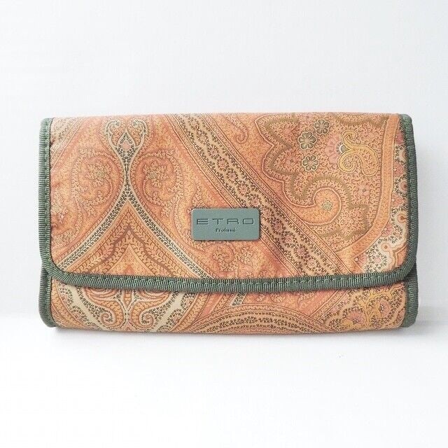 Auth ETRO - Brown Dark Green: Auth ETRO - Brown Dark Green Nylon Leather Other Style Wallet Condition: Pre-owned Brand: ETRO Style: Other Style Wallet Color: Brown, Dark Green Material: Nylon, Leather ConditionRank: 6
