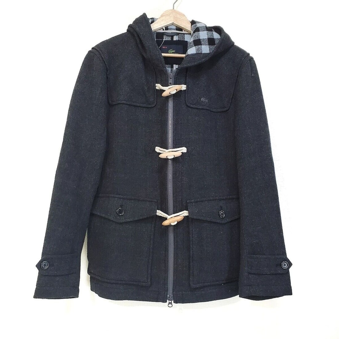 Auth Lacoste - Dark Gray Coat: Auth Lacoste - Dark Gray Coat Condition: Pre-owned Brand: Lacoste Style: Coat Color: Dark Gray Outer Shell Material: Please see the photo of the quality tag ConditionRank: 8 Department: W