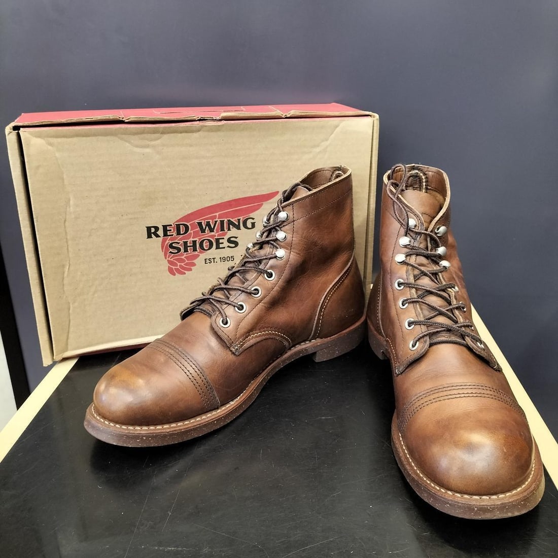 RED WING Model number: Brown 10: RED WING Model number: Brown 10 years old IRON RANGER Condition: Pre-owned Brand: RED WING Country: Japan SN: MOR_0820 Department: NA Type: Boot Character: Boots US Shoe Size: NA