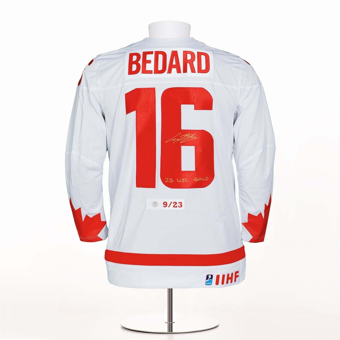 connor bedard team canada signed &: connor bedard team canada signed & inscribed world jr gold nike jersey #9/23 Connor Bedard Team Canada Signed & Inscribed World Jr Gold Nike Jersey #9/23 SKU no: RBJ8165515264088