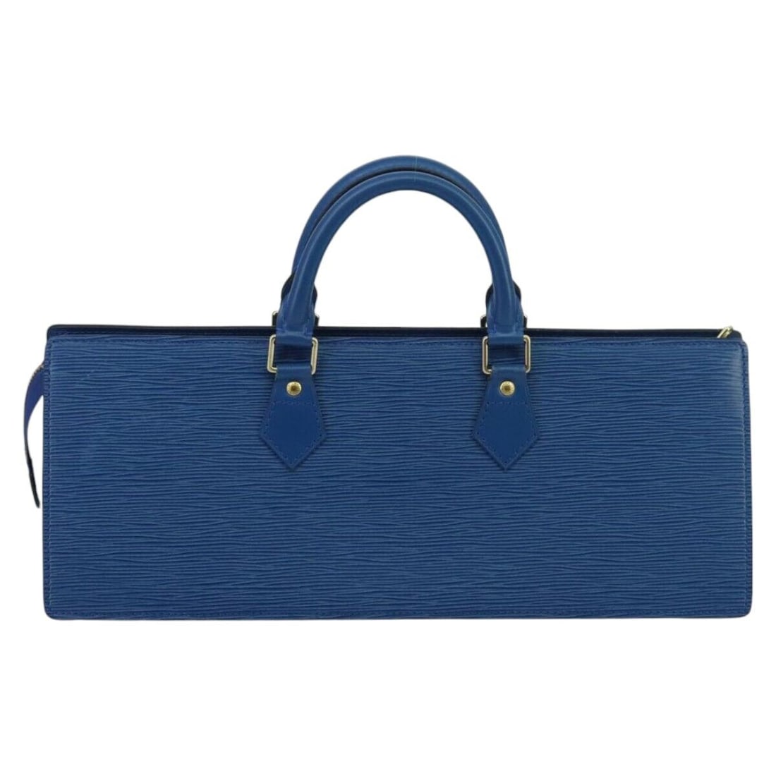 LOUIS VUITTON Epi Sac Triangle Hand: LOUIS VUITTON Epi Sac Triangle Hand Bag Blue M52095 LV Auth mr654 Condition: Pre-owned Important Notes: ?Pre-owned: An item that has been used or worn previously. See the sellers listing for full ...