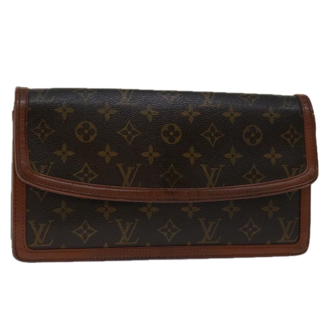LOUIS VUITTON Monogram Pochette Dam GM: LOUIS VUITTON Monogram Pochette Dam GM Clutch Bag M51810 LV Auth 68658 Condition: Pre-owned Important Notes: ?Pre-owned: An item that has been used or worn previously. See the sellers listing for full
