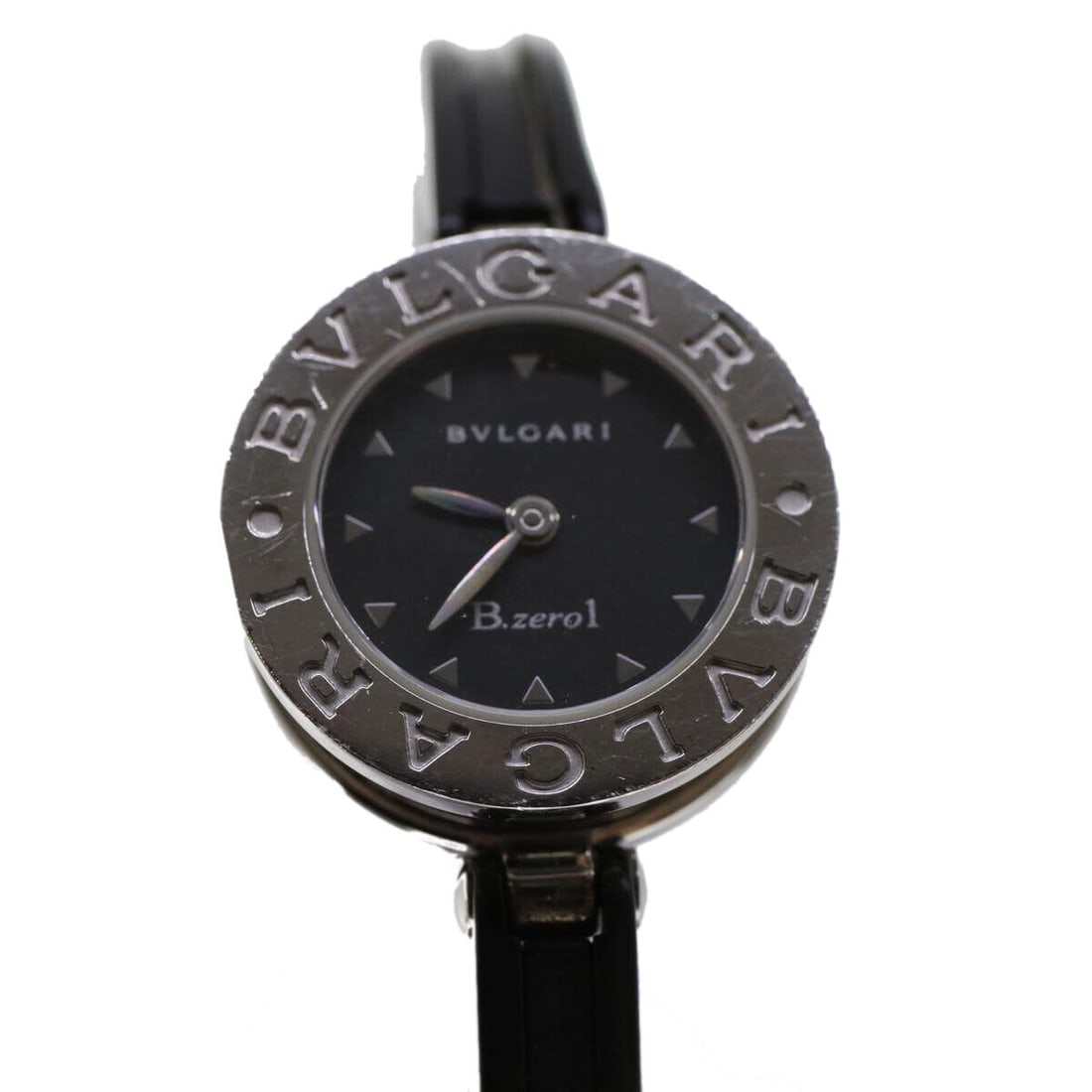 BVLGARI Watches Zero One Stainless Steel: BVLGARI Watches Zero One Stainless Steel Silver Black Auth 45729 Condition: Pre-owned Important Notes: ?Pre-owned: An item that has been used or worn previously. See the sellers listing for full ... R