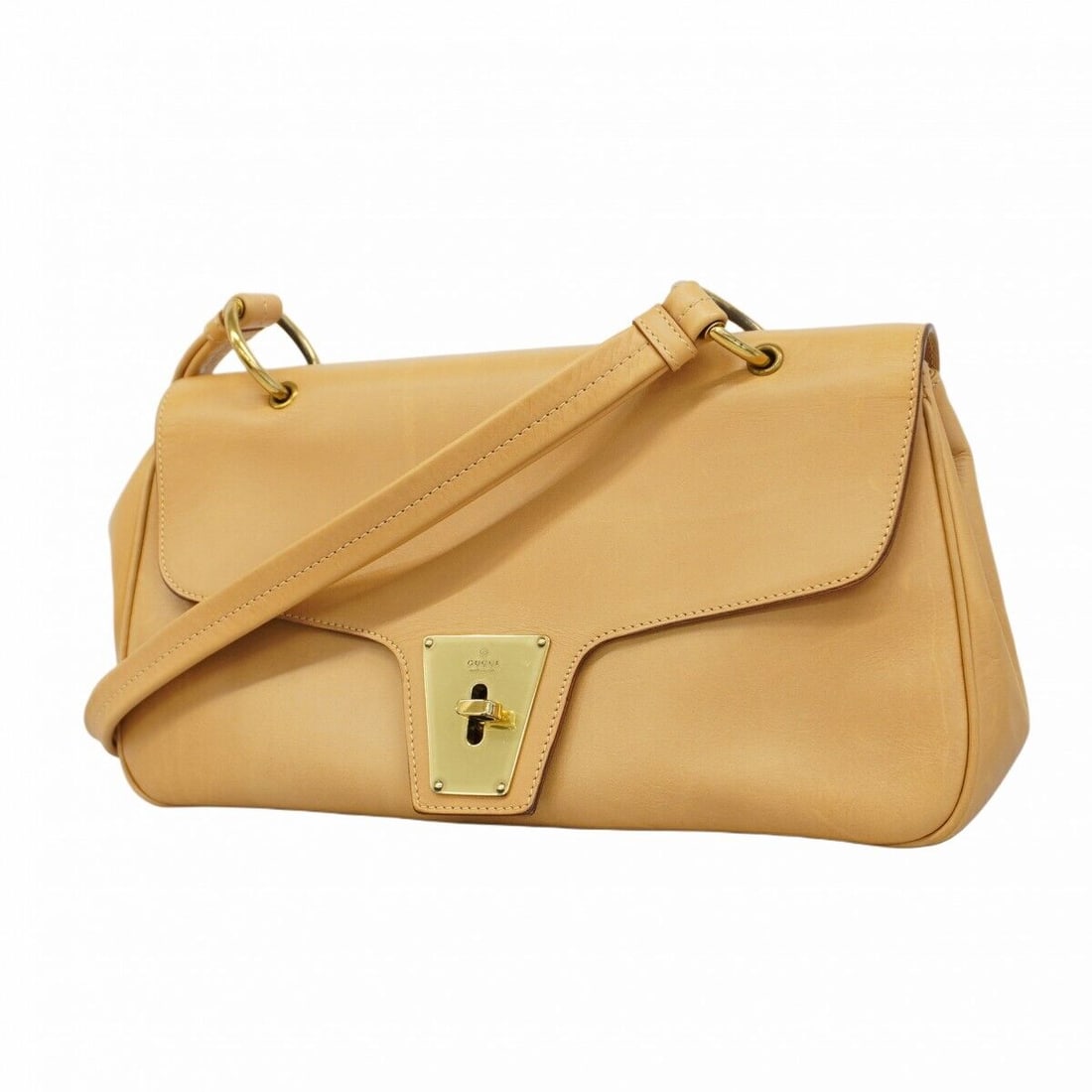 Gucci Shoulder Bag 90643 Leather Beige: Gucci Shoulder Bag 90643 Leather Beige Gold Hardware Condition: Pre-owned Important Notes: ?This item was previously used. There are scuffs and scratches, please see images. Please feel free ... Read
