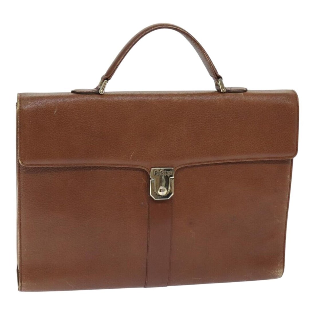 Burberrys Business Bag Leather Brown Gold: Burberrys Business Bag Leather Brown Gold Auth ep5791 Condition: Pre-owned Important Notes: ?Pre-owned: An item that has been used or worn previously. See the sellers listing for full ... Read more :?