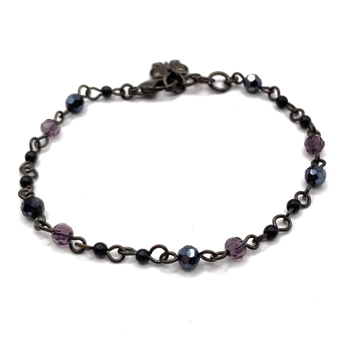 Auth ANNA SUI - Black Hardware: Auth ANNA SUI - Black Hardware Plastic Bracelet Condition: Pre-owned Brand: ANNA SUI Style: Bracelet Color: Black Material: Hardware, Plastic Note: This will be shipped by FedEx. Please note taxes