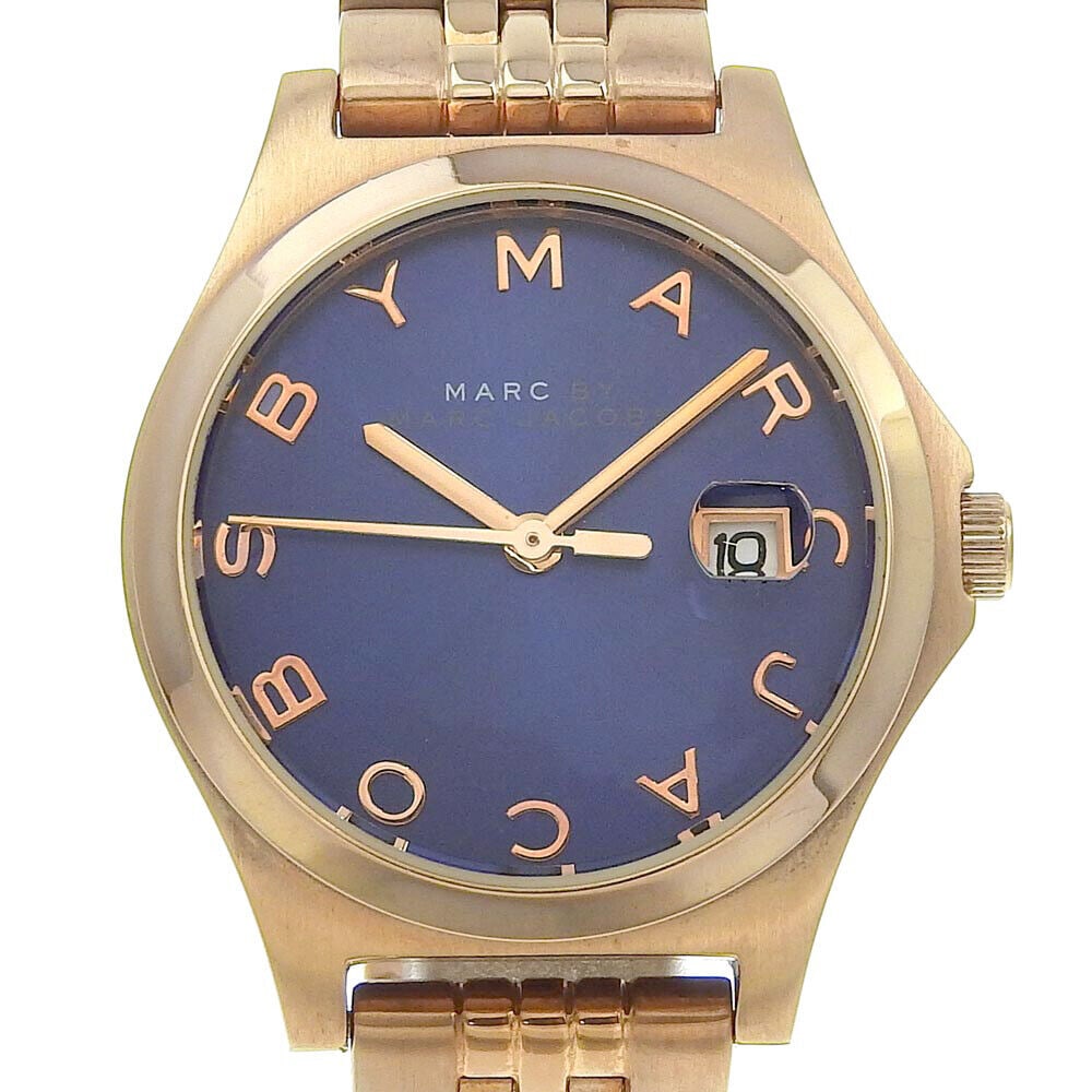 MARC BY MARC JACOBS The Slim: MARC BY MARC JACOBS The Slim Watches MBM3322 Pink gold NavyDial Stainless ... Condition: Pre-owned Brand: MARC BY MARC JACOBS Style: Watches Material: Stainless Steel Color: Pink gold Size: See De