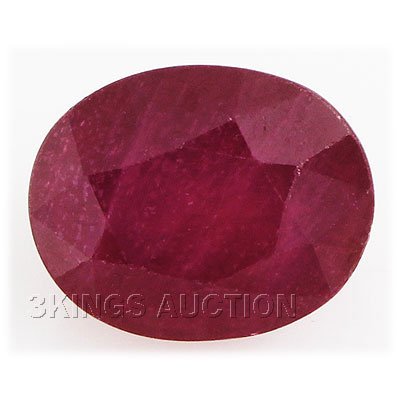 8.93ctw African Ruby Loose Gemstone: 8.93ctw African Ruby Loose Gemstone **|**|** 13.00x10.60mm Red Ruby Leaded African Loose Gemstone Oval Cut, Lot of 1 ; MSRP: $1500