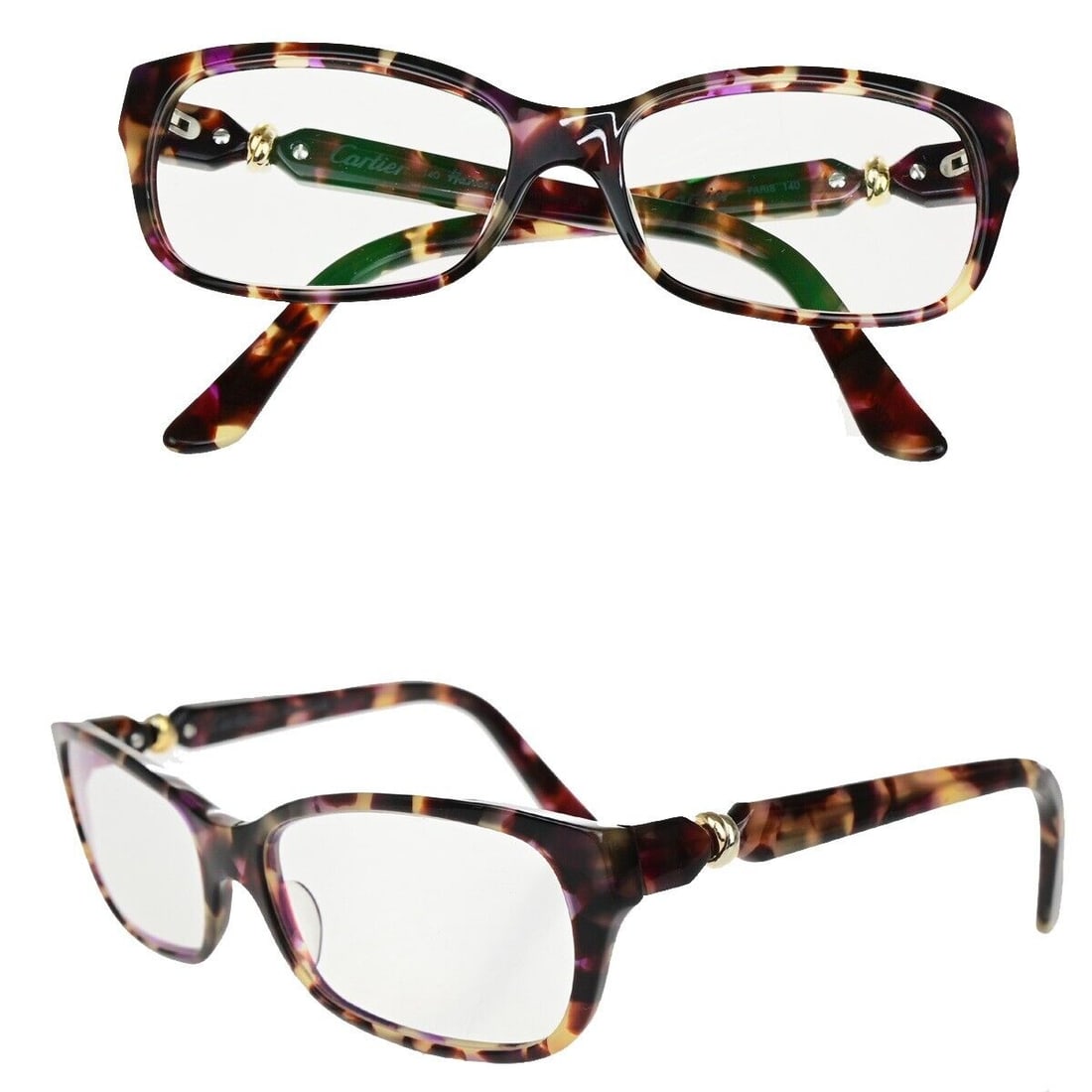 CARTIER Logos Glasses Eye Wear Metal: CARTIER Logos Glasses Eye Wear Metal Plastic Brown tortoiseshell France 02SJ284 Condition: Pre-owned Important Notes: ?Lens has prescription OTHER PARTS ARE IN GOOD CONDITION.? Brand: Cartier Frame Co