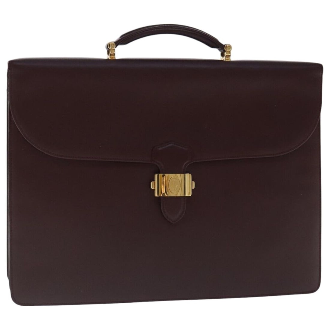 CARTIER Briefcase Leather Red Gold Auth: CARTIER Briefcase Leather Red Gold Auth bs18988 Condition: Pre-owned Important Notes: ?Pre-owned: An item that has been used or worn previously. See the sellers listing for full ... Read more ?Pre-own