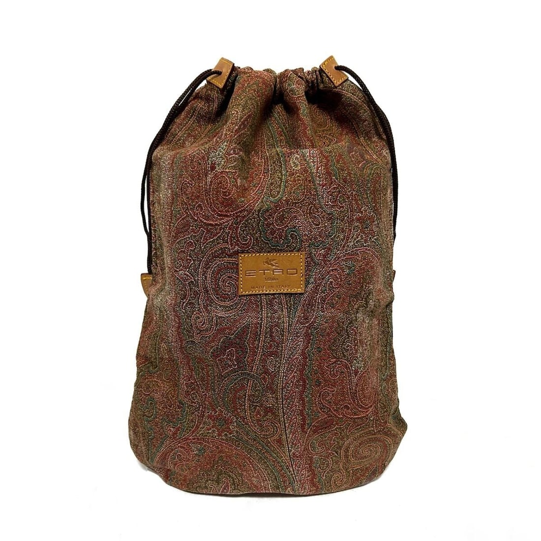 Auth ETRO - Bordeaux Green Multi: Auth ETRO - Bordeaux Green Multi Jacquard Handbag Condition: Pre-owned Brand: ETRO Style: Handbag Exterior Color: Bordeaux, Green, Multi Exterior Material: Jacquard ConditionRank: 7 Depar