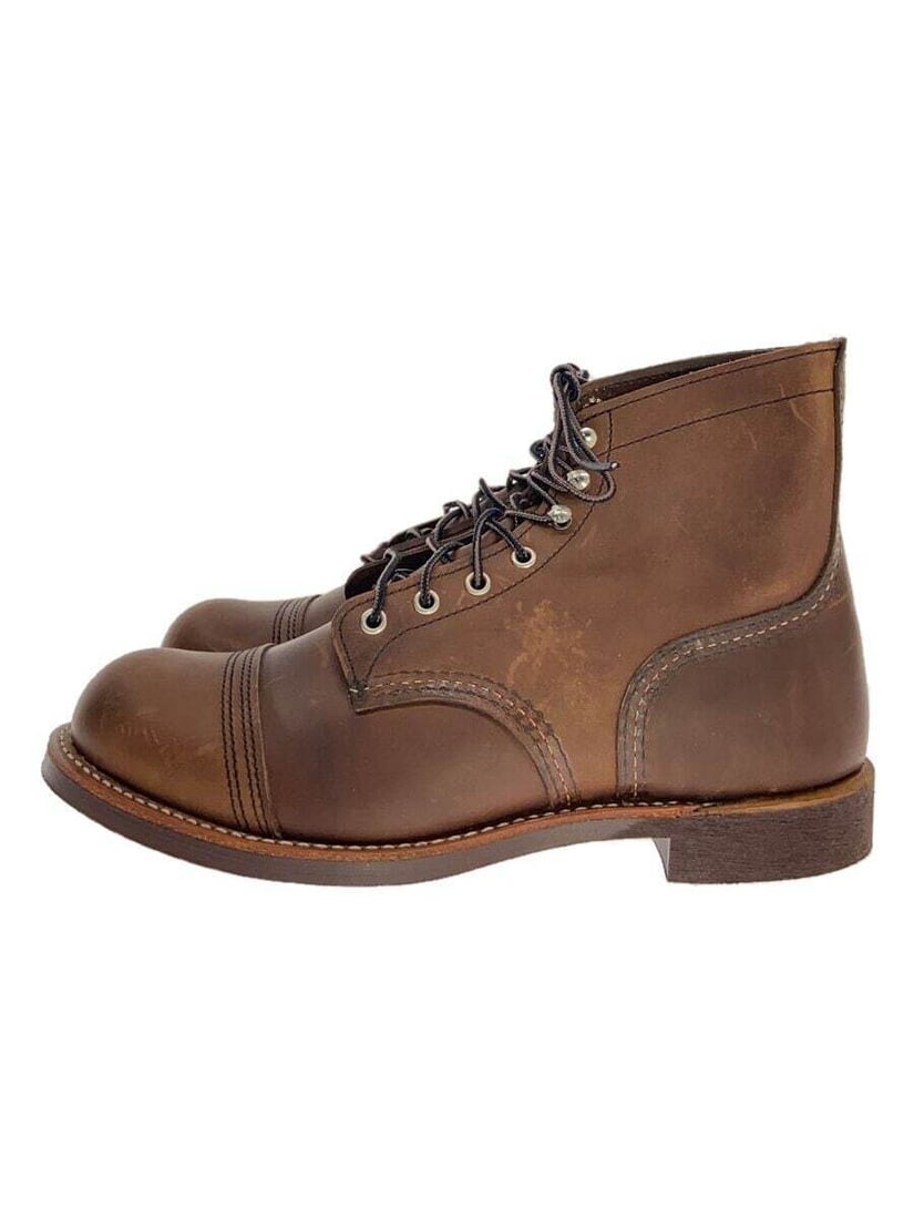 RED WING Lace-up boots Iron range: RED WING Lace-up boots Iron range US9 brown Leather Condition: Pre-owned Brand: RED WING Country: Japan SN: MOR_0820 Department: NA Type: Boot Character: Boots US Shoe Size: NA <