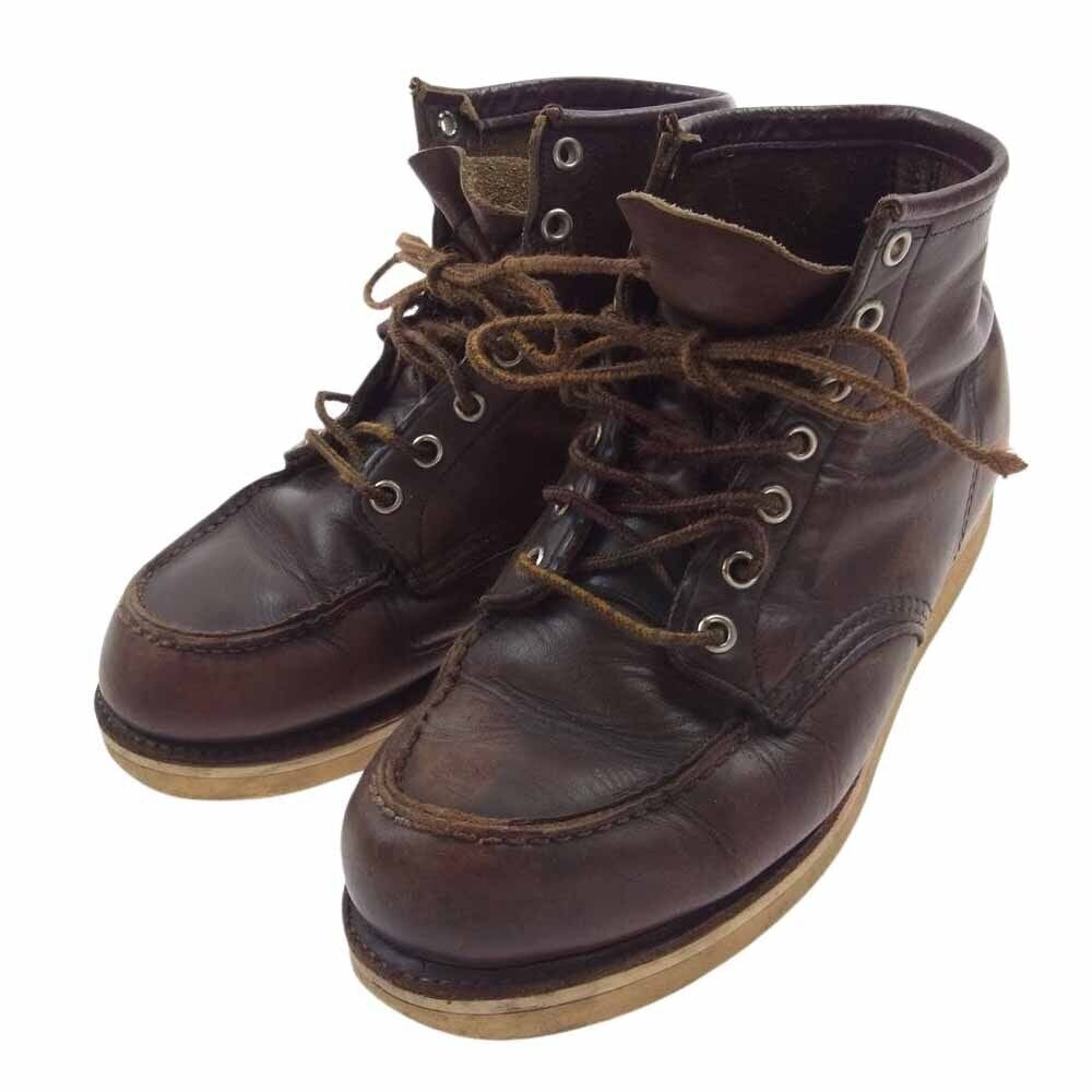 RED WING boots 8855 90s Japan: RED WING boots 8855 90s Japan MOC 7 hole boots oiled brown setter brown Condition: Pre-owned Brand: RED WING Country: Japan SN: MOR_0820 Department: NA Type: Boot Character: Boots <br